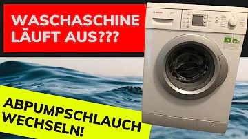 Kann man ablaufschlauch Waschmaschine wechseln?