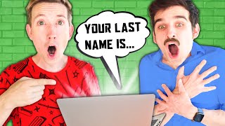 DANIEL LAST NAME REVEAL! LAST TO LOSE Lie Detector Test & Mystery Wheel Trick Shots Challenge Wins!