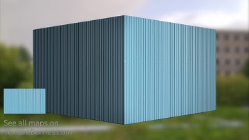 📸 Corrugated metal - 02, TEXTURE for 3Ds Max, Unreal Engine, Unity