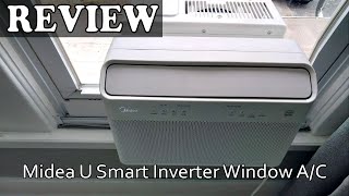 Review Midea 10,000 BTU U-Shaped Smart Inverter Window Air Conditioner