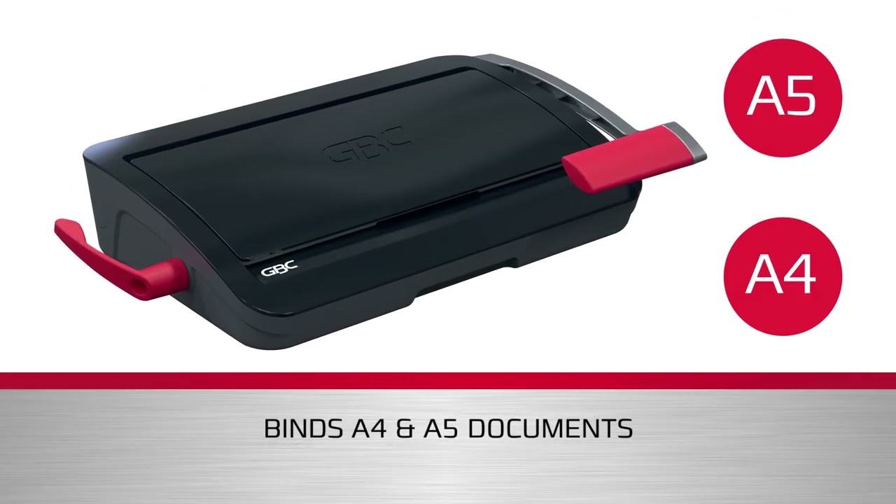 Masina de indosariat GBC CombBind CB12, manuala, cu spire din plastic, A4, 12/165 coli