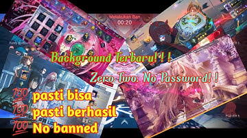 Update background mobile legends terbaru Zero Two 002