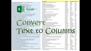How to Convert Text Strings to Columns Using Formulas and Functions in Excel