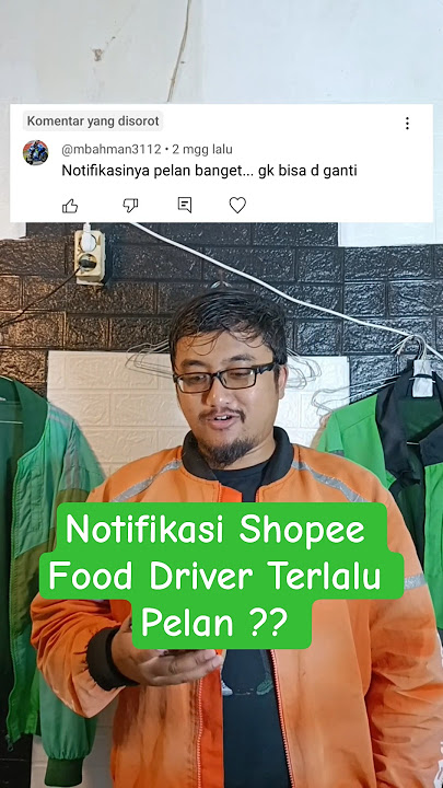 Shopee Food Driver Notifications Are So Slow?? #youtubeshorts #shopeefood #shopeehub