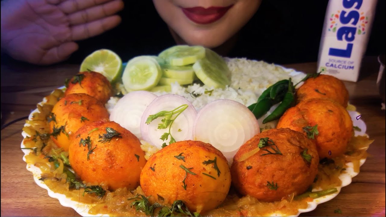 Eating eggcurry and rice|#mukbang #eatingshow #eating