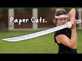 Diy paper katana