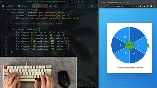 ASMR Programming - Lottery Spin Wheel App - No Talking