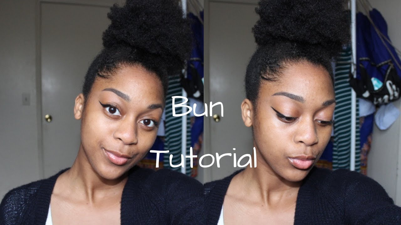 HOW TO : Sleek Bun Tutorial | Natural Hair | CreativeCala