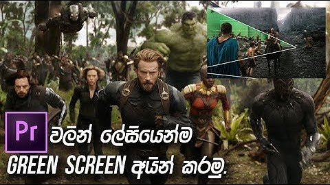 How to Remove Green Screen in Adobe Premiere Pro | Sinhala