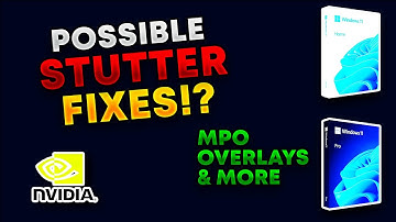 HOW TO FIX STUTTERING IN GAMES 🎮 | NVIDIA Ansel Overlay, MPOs & More!