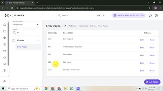 How to Customize 404 Page on Hostinger