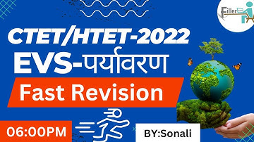 06:00 PM- CTET 2022 EVS Revision Class | EVS PYQs MCQ Revision Class| CTET EVS Exam 2022-23 Revision