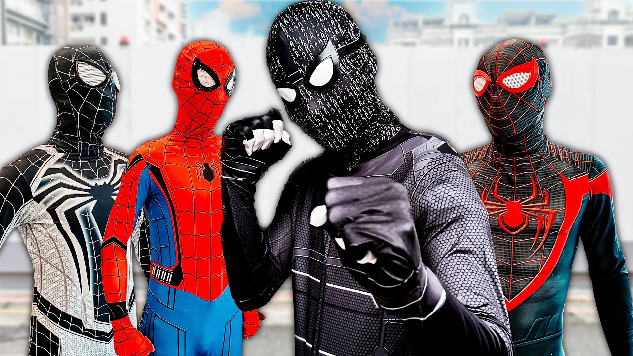 ⁣TEAM SPIDER-MAN vs BAD GUY TEAM || The SKILL of NEW BAD-HERO ( Live Action )