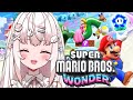 【スーパーマリオブラザーズ ワンダー】ストーリークリアして裏ステージに挑戦ッ！！【Vutopia/苺白ゆに】