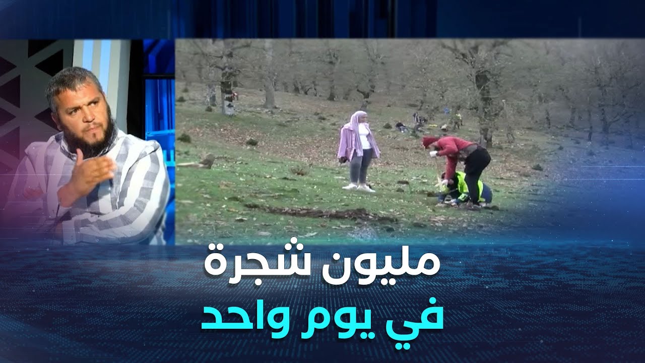 العاشرة | حملة مليون شجرة في يوم واحد.. الجزائر خضراء