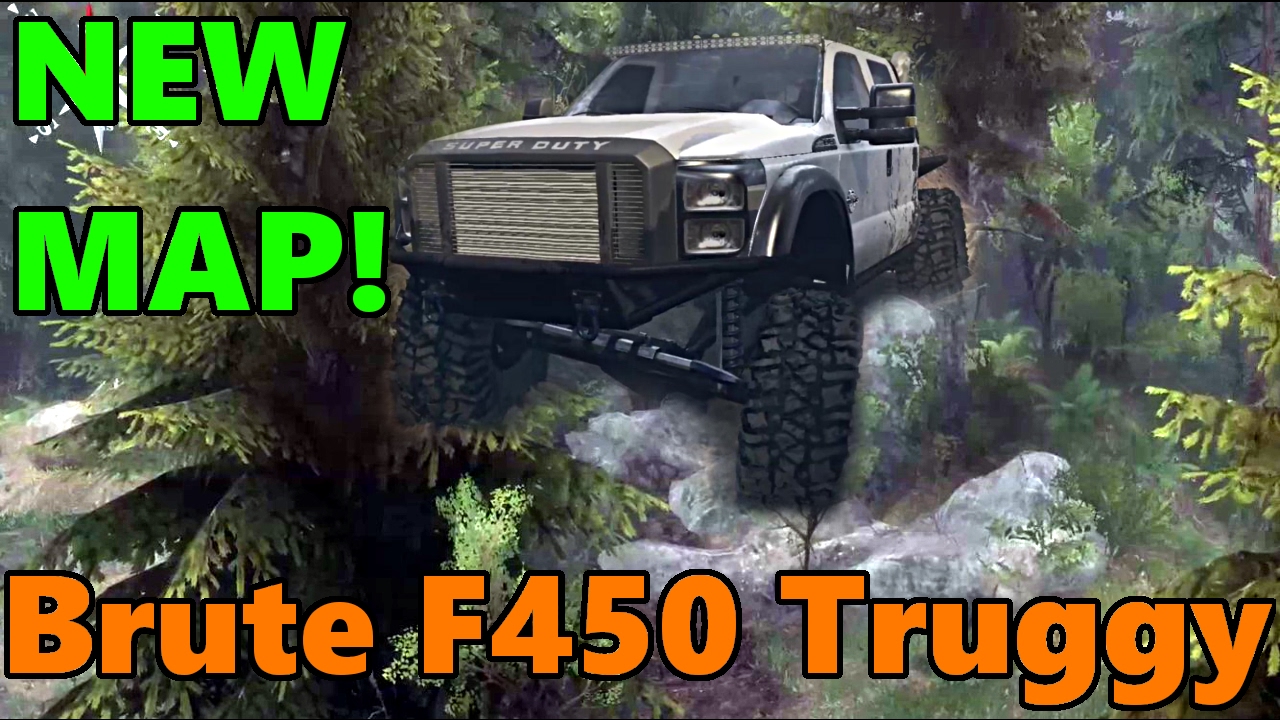 Spin Tires NEW MAP Bear Narrows and BruteTerror Ford F450 Truggy