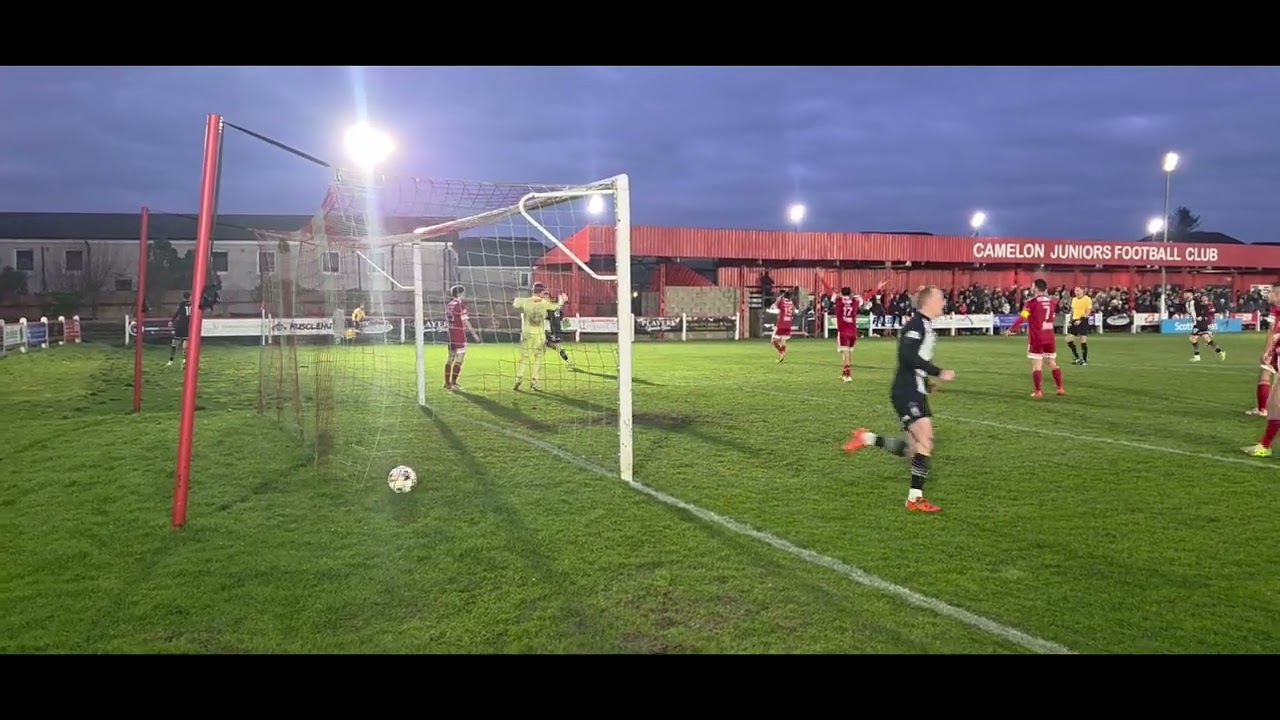 LAST 16: The goals from City's 3-1 win at Camelon.