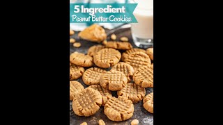 5 Ingredient Peanut Butter Cookies #shorts screenshot 3