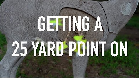 Reducing My Point on Distance (675 grain arrow and a 43 pound bow?)