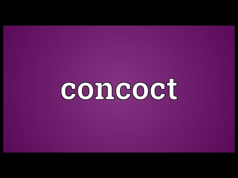 Видео: Как произносится concocter?
