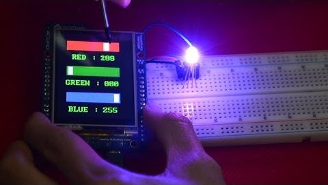 RGB LED Colour Control featuring 4Duino-24