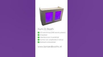 Luxe inklapbare DJ Booth