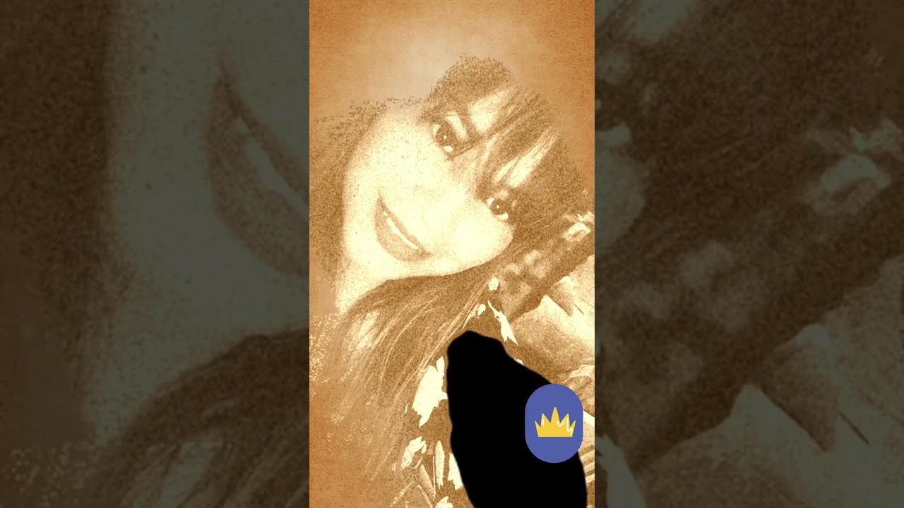 Warm-Toned Photo Reveal: A Portrait of a Smiling Woman Unveiled