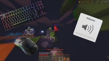 Keyboard + Mouse Sounds v1 | (PS5) Minecraft Hive Treasure Wars