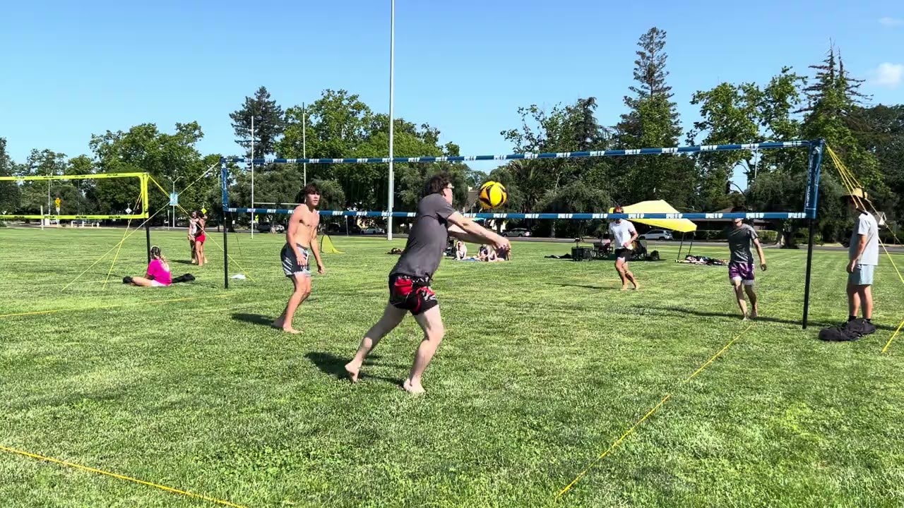 volleynation grass tournament b level game 1 set 1