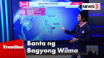 Bagyong #WilmaPH, posibleng mag-landfall sa Eastern Visayas ngayong gabi | Frontline Pilipinas