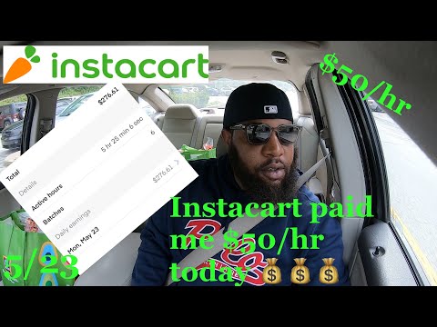 ?Instacart!!! I made $50 per hour doing Aldi batches ???