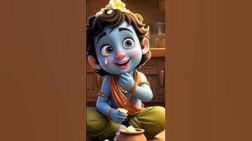 🎭 Krishna’s Butter Heist 🧈 | Naughty Kanha’s |  Animated Story! 🎥✨ #KrishnaLila #hindumythology