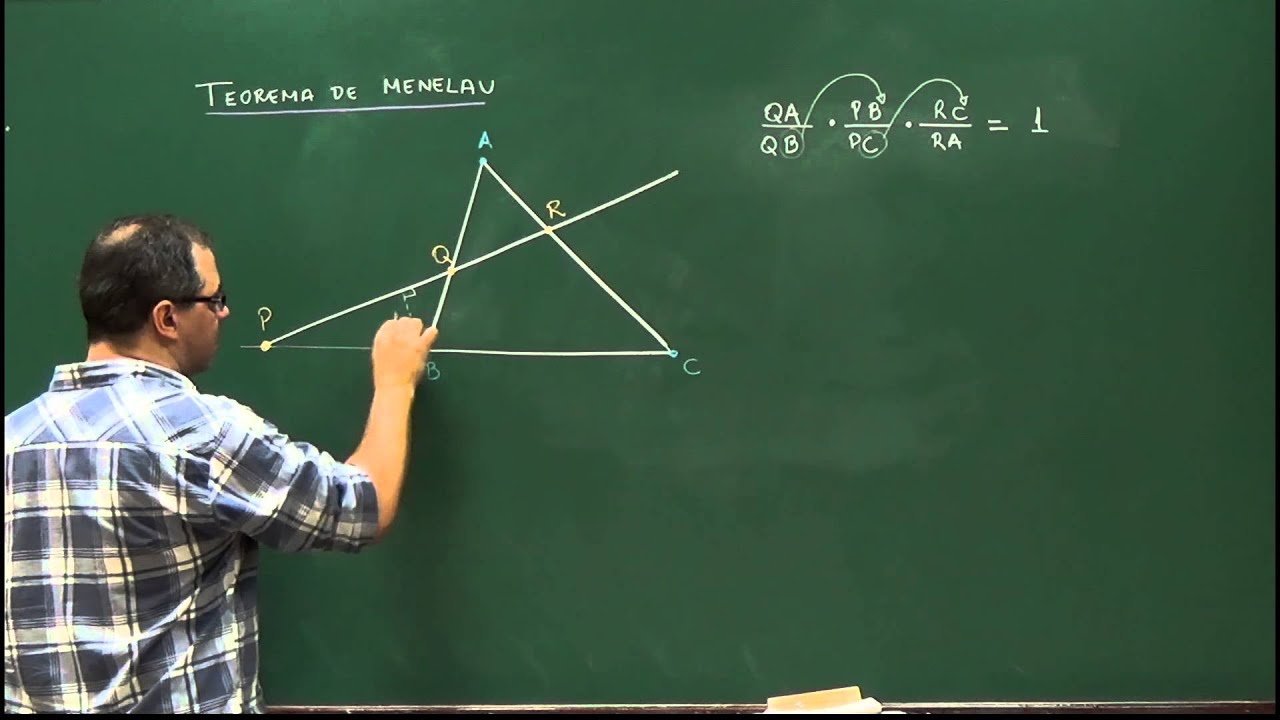 Geometria - Aula 63 - Teorema de Menelaus