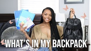 WHATS IN MY BACKPACK 2021 | college | + school supply shopping haul
