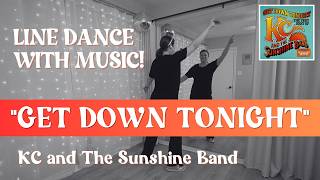 BEGINNER LINE DANCE (Demo) 🕺 Get Down Tonight - KC and The Sunshine Band 🕺 Easy Line Dancing!