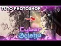 Tuto dessin cyber geisha   passer dun croquis  un digital painting photoshop 