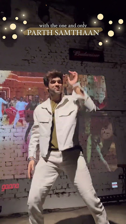 Parth Samthaan grooves on Punjabi Munde song | Ghudchadi movie | Dance #shorts