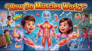 💪 What is the Muscular System? | How Your Muscles Work | Human Body for Kids