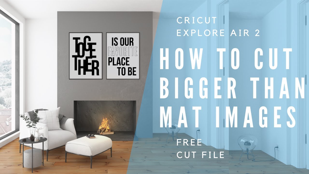 Larger Mat Size and Move Items on Cricut Mat #CricutTip 