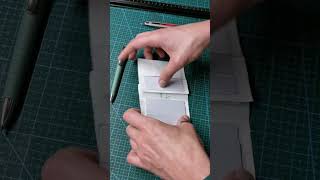 Prototyping on an old italian-made foldable coin cash wallet. Leathercraft process