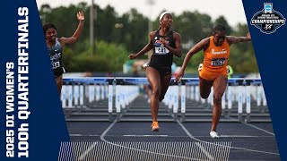 All women's 100 meter hurdles quarterfinals from 2025 NCAA outdoor track and field championships