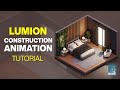 Make a lumion construction phasing animation  lumion tutorial