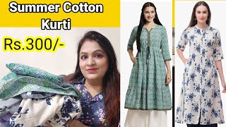 Summer Cotton Kurti Haul / Amazon shopping haul / #amazon #fashion #kurtihaul #haul