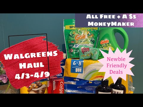 WALGREENS HAUL 4/3-4/9 ALL FREE + A $5MM | EASY DIGITAL DEALS | NEWBIE FRIENDLY