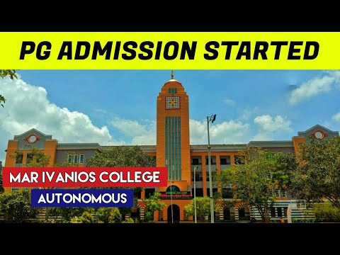 Mar Ivanios College, Thiruvanathapuram PG Admission Started.. | Courses | Fee