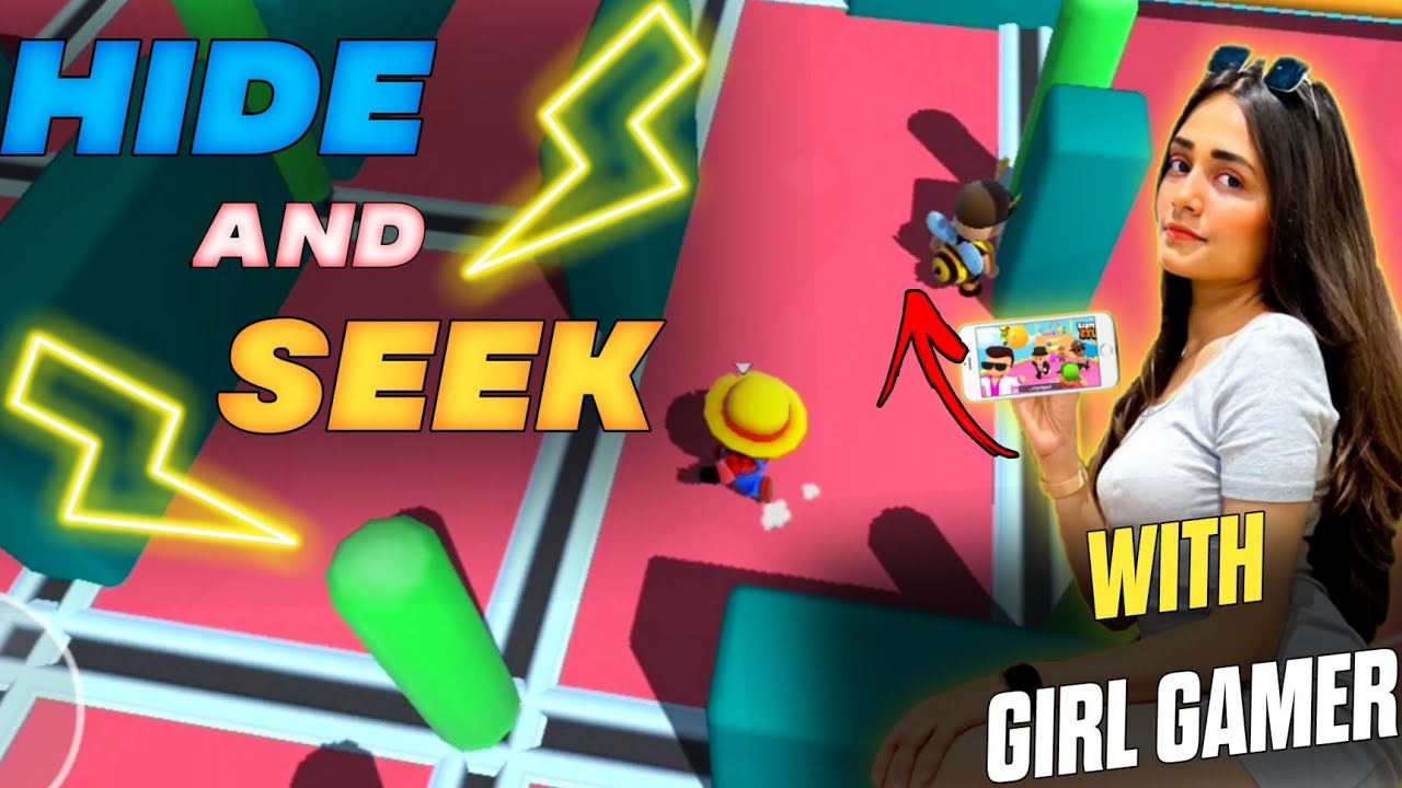 😂 HIDE & SEEK WITH GIRL GAMER STUMBLE PANDA STUMBLE GUYS YouTube