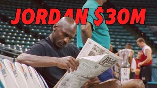 How Michael Jordan Forced The Bulls To Pay Him $30 Million (In 1 Hour) 🐐#basketball #michaeljordan