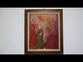 Flowers　川口ハルキ　MODERN  ART  GALLERY  【abstract painting】花　モダンアート