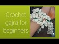 Crochet gajra for beginners🌼#crochet #video #youtube 
