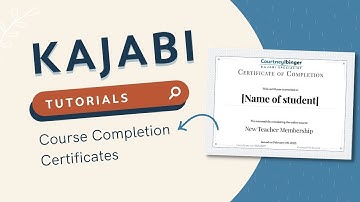 Course Completion Certificates in Kajabi | Courtney Ibinger LLC
